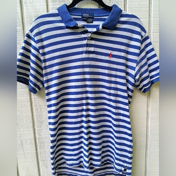 Polo Ralph Lauren Classic Striped Polo Shirt Pre-Owned - Picture 1 of 4